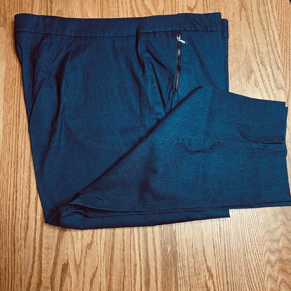 Lane Bryant Navy Ankle Pants